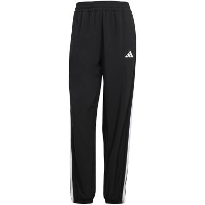 8. Spodnie damskie adidas Train Essentials 3-Stripes Woven czarne JI8313