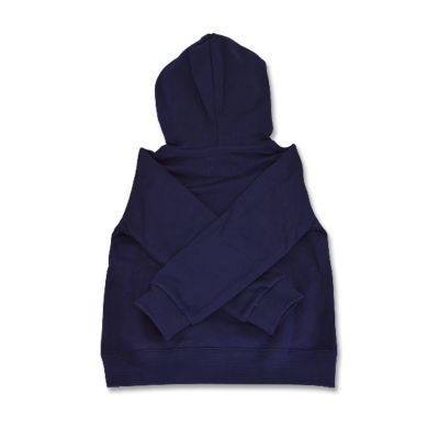 2. Bluza sportowa dziecięca Wood Wood Izzy AA kids hoodie granatowa - 10235605-2424-Navy