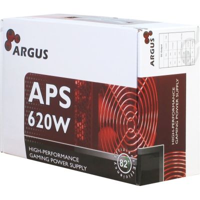 6. Inter-Tech Argus APS moduł zasilaczy 620 W 20+4 pin ATX ATX Czarny