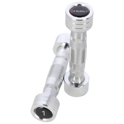 5. Komplet hantli chromowanych HMS