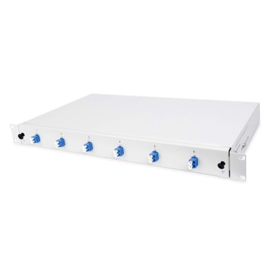 Światłowodowe skrzynki 19" Breakout Box z 6x duplex LC, tryb jednorazowy
