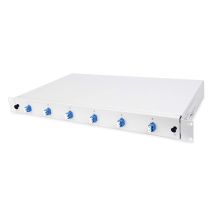 Światłowodowe skrzynki 19" Breakout Box z 6x duplex LC, tryb jednorazowy