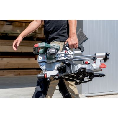 9. METABO. Piła ukośna KGS 18 LTX BL 254 Carcass