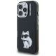 2. Etui Karl Lagerfeld IML Aquarelle Choupette & Logo na iPhone 16 Pro - czarne