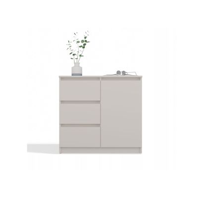 6. KOMODA 1 DRZWI 3 SZUFLADY KASZMIR KOMPLET