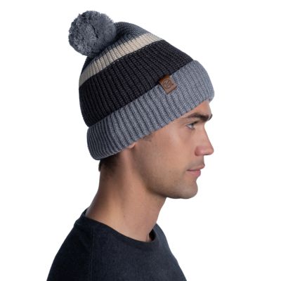 3. Buff Elon Knitted Hat 1264649141000 Szare One size