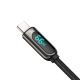 2. Kabel Baseus Display Fast Charging Data USB-A / USB-C 66W 1 m - czarny