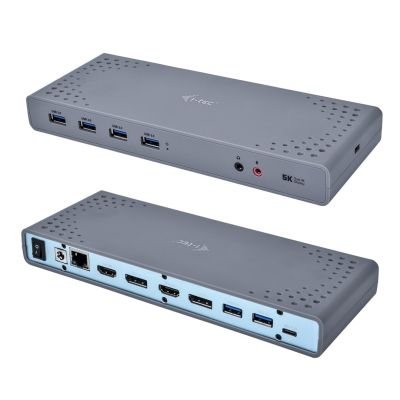 2. i-tec CADUAL4KDOCK stacja dokująca Przewodowa USB 3.2 Gen 1 (3.1 Gen 1) Type-C Czarny, Turkusowy