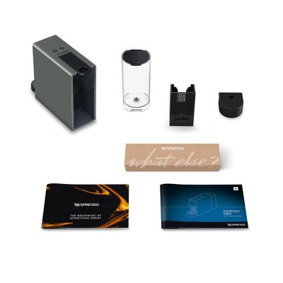 2. Ekspres kapsułkowy Krups Nespresso Essenza Mini XN110B (1200W; kolor szary)