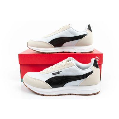 10. Puma buty sportowe sneakersy męskie R78 Lightwind komfortowe modne beżowe białe