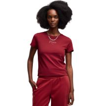 Koszulka damska Puma ESS Script Tee czerwona 691760 23