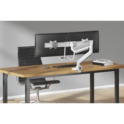 10. Neomounts DS75-450WH2 uchwyt / stojak do monitorów 81,3 cm (32") Biurko Biały