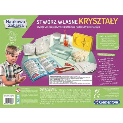 5. Zestaw Clementoni - Stwórz własne kryształy