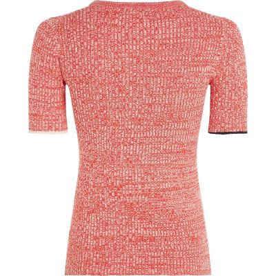 3. TOMMY HILFIGER SWETER Z KRÓTKIM RĘKAWEM DAMSKI