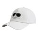 Czapka z daszkiem Karl Lagerfeld Paris Okulary Strapback Biała - L5WH7946-wht