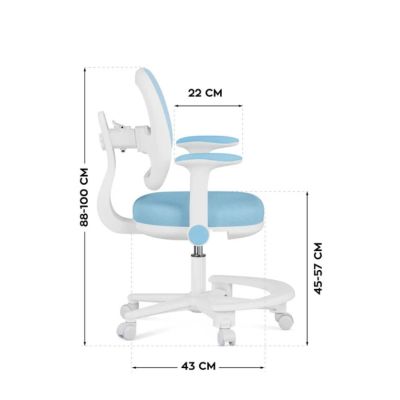 7. Fotel obrotowy Junior 3.6 Blue