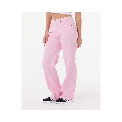 2. Spodnie RIP CURL AGGIE RELAXED JEANS różowe