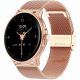 3. Smartwatch Damski GRAVITY GT12-3 Różowy Pasek Silikonowy + Bransoleta Różowe Złoto