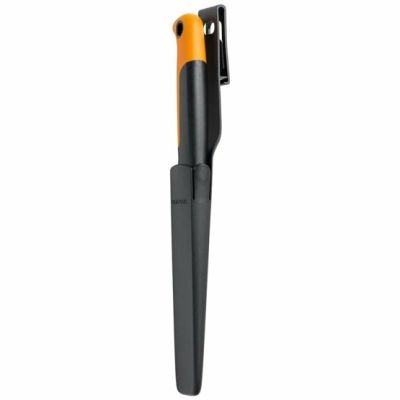 10. Fiskars 1062830 nożyk Czarny, Żółty Stałe ostrze noża
