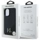 8. Etui Karl Lagerfeld Silicone Shadow Metal Initial MagSafe na iPhone 16 - czarne