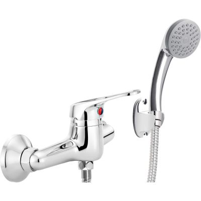 Bateria prysznicowa ścienna z zestawem prysznicowym BYU_041M 5907650801061