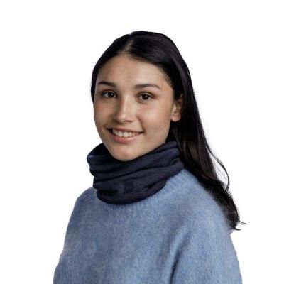 6. Bandana BUFF MERINO HEAVYWEIGHT NECK WARMER SOLID INDIGO