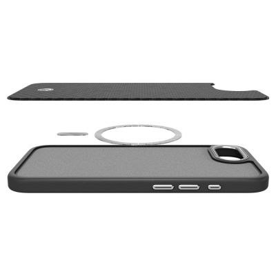 9. Etui Spigen Enzo Aramid MagSafe na iPhone 16e / 17e- czarne