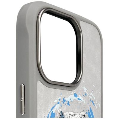 6. Etui Nimmy Pantera MagSafe na iPhone 16 Pro Max - szare