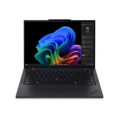 17. Lenovo ThinkPad T14s 14" Systemy ochrony przed włamaniem (IPS) WUXGA 1920 x 1200 pikseli Powłoka przeciwodblaskowa Lwia paszcza X Elite X1E-78-100 32 GB Lutowany LPDDR5x Pojemność dysku SSD 1000 GB Karta graficzna Qualcomm Ad