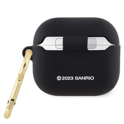 2. Etui Hello Kitty Silicone 3D Kitty Head na AirPods 3 - czarne