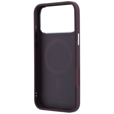 7. Etui Karl Lagerfeld with Ring Stand 360 Karl Head Pin MagSafe na iPhone 18 Pro / 17 Pro - burgundowe