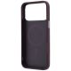 7. Etui Karl Lagerfeld with Ring Stand 360 Karl Head Pin MagSafe na iPhone 18 Pro / 17 Pro - burgundowe