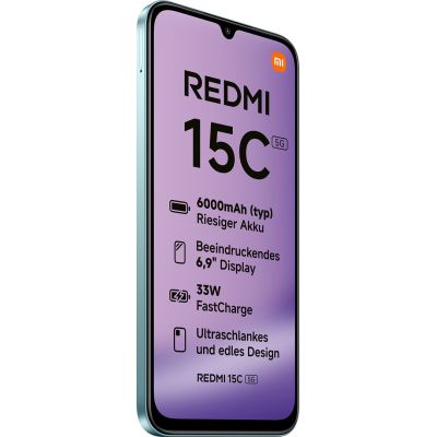4. Smartfon Xiaomi Redmi 15C 5G Dual Sim 4GB RAM 128GB - Miętowy Zielony
