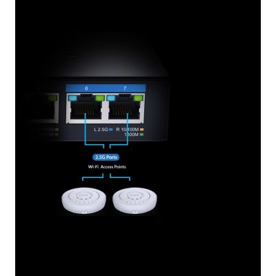 4. Switch sieciowy D-Link DMS-107/E łącza sieciowe Nie zarządzany Gigabit Ethernet (10/100/1000) Czarny