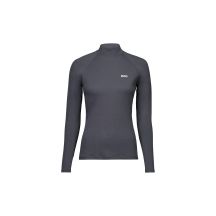 Koszulka rowerowa POC W's Layer Merino Mock Neck Jersey szara