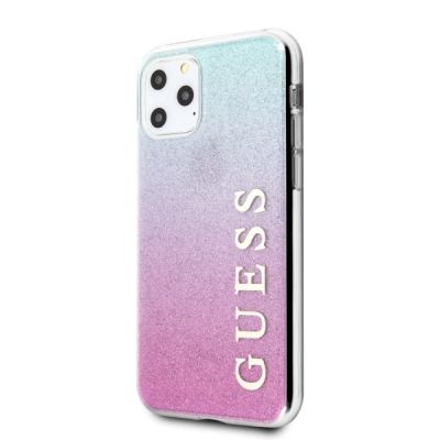 2. Etui Guess Glitter Gradient na iPhone 11 Pro Max - różowo-niebieskie
