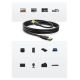 5. Kabel Ugreen US128 10369 USB-A 3.0 / USB-A 3.0 5Gb/s 0.5m - czarny