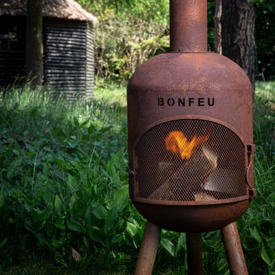 14. Kominek ogrodowy Bonfeu Bonsolo rdzawy 3401R