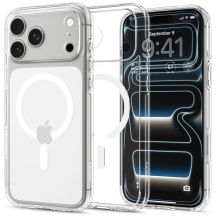 Etui Spigen Ultra Hybrid MagSafe na iPhone 18 Pro Max / 17 Pro Max - przezroczysto-białe