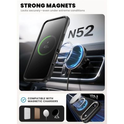 6. Etui Supcase IBLSN Ares Flip Mag MagSafe na iPhone 17 Air - czarne