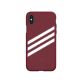 3. Etui Adidas OR Moulded PU Suede na iPhone X / XS - burgundowe