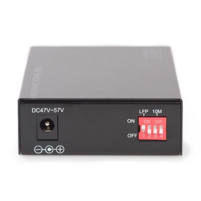 13. Konwerter mediów Gigabit PoE, RJ45 / SFP, PSE