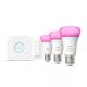 11. Philips Hue White and color ambiance Zestaw startowy: 3 inteligentne żarówki E27 (1100) + regulator przyciemniania Hue Dimmer switch