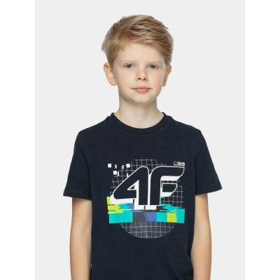 5. T-shirt chłopięcy 4F 4FJWSS26TTSHM4233-20S