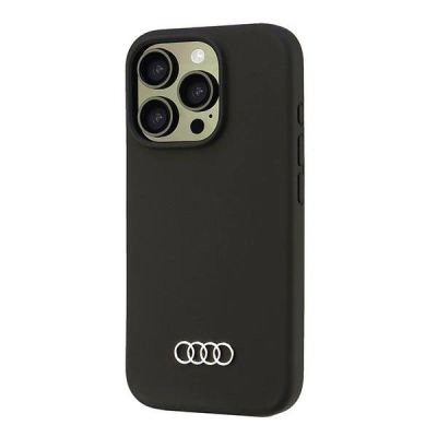 3. Etui Audi Silicone Case na iPhone 16 Pro 6.3" - czarne
