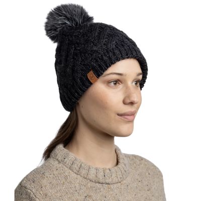 2. Buff Knitted Fleece Caryn Beanie 13674390110 Czarne One size