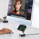 3. Ładowarka Ugreen W702 indukcyjna 3w1 z MagSafe / Qi2 i portem USB-C na telefon / słuchawki - czarna