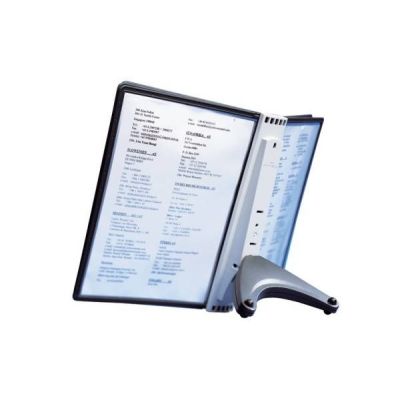 2. DURABLE Sherpa Soho TischstĂ¤nder m. 5 Sichttafeln anthrazit