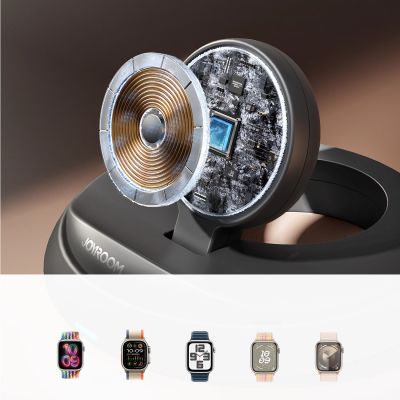 9. Ładowarka Joyroom JR-W12 indukcyjna składana do zegarków Apple Watch - czarna