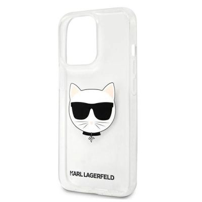 6. Etui Karl Lagerfeld Choupette Head na iPhone 13 Pro Max - przezroczyste